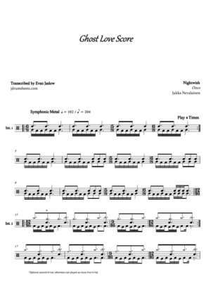 cover image of Nightwish--Ghost Love Score